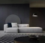 Modern fabric sofa home living room large apartment Nordic modern simple large living room high-end entry Lux sofa - Image 7