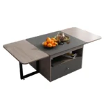 Folding table and table,Table pliable,Складной стол,multi-functional storage tea table with stools - Image 6
