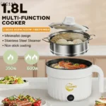Mini Rice Cooker With Steamer Small Non Stick Hot Pot Multil Lutuan Ng Kanin 1.8L Cheap Rice Cooker Electric Heating Pot〔CC11〕