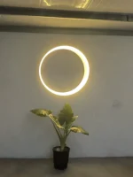 LED Outdoor Waterproof Wall lamp Villa Courtyard Balcony Wall lamp Creative Garden Moon Background Wall Light Wall Decoration - Image 4
