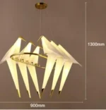 LED Bird floor lamp Standing lamp Living room Bedroom Studio stand up Desk lamp Studing Reading origami light - Image 18