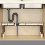 Kitchen Bathroom Cabinet Organizer Durable Multi-Layer Space-Saving Pot Holder Adjustable Under Sink Storage Rack Expandable - Image 2