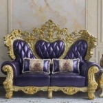 Classic Europe Sofas Armrest Comfortable Elegant Corner Sofas Romantic Double Cushion Sedie Da Soggiorno Home Decoration - Image 3