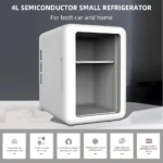 4L Mini Beauty Fridge with Warm & Cool Mode Portable Skincare Refrigerator for Bedroom Car  Compact Cosmetic Cooler Keep Fresh - Image 2