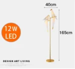 LED Bird floor lamp Standing lamp Living room Bedroom Studio stand up Desk lamp Studing Reading origami light - Image 23