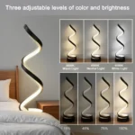 LED spiral dimmable table lamp suitable for living room bedroom study adjustable brightness bedside lamp for office and home use - Image 4