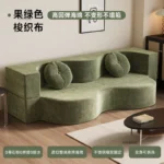 French Fabric Folding Living Room Sofas Small Apartment Compression Sofas Designer Creative Sofas for Living Room Lazy Sofa Bed - Image 11