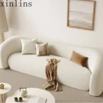 nordic living room Sofas minimalist lazy luxury europe Sofas family white salas y sofas muebles elegantes modernos Furniture - Image 2