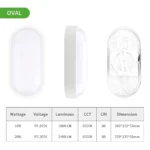 LED Moisture Proof Wall Lamp IP65 Waterproof Outdoor Indoor Modern Lamp for Home Bathroom Balcony Garden Yard Porch Lamp Light - Image 4
