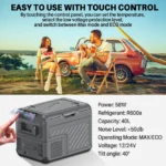 2025 Original 12/24V Solar Car Fridge Portable and Mobile Fridge for Car with Battery and Camping - Image 2