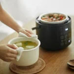 750W 2L Electric Rice Cooker Ceramic Glaze Pot 24H Pressure Cooker Multifunctional Automatic Rice Cooker for Small Kitchens - Image 5