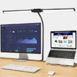 LED Desk Lamp Double/Single Head Architect Desk Lamps Office Eye-Caring Desk Light Stepless Dimmable Adjustable Gooseneck Lamp - Image 8