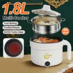 Mini Rice Cooker With Steamer Small Non Stick Hot Pot Multil Lutuan Ng Kanin 1.8L Cheap Rice Cooker Electric Heating Pot〔CC11〕 - Image 2
