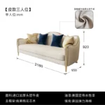 Classic Waterprof Sofa Designer Adults Romantic Cushion Sofa Elegant Living Room Muebles Para Habitacion Home Accessories - Image 9