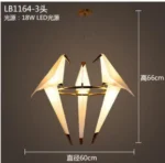 LED Bird floor lamp Standing lamp Living room Bedroom Studio stand up Desk lamp Studing Reading origami light - Image 14