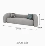 nordic living room Sofas minimalist lazy luxury europe Sofas family white salas y sofas muebles elegantes modernos Furniture - Image 9