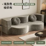 French Fabric Folding Living Room Sofas Small Apartment Compression Sofas Designer Creative Sofas for Living Room Lazy Sofa Bed - Image 19