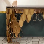 Classic Storage Entryways Table Exquisite Modern Simple Beauty Console Table Nordic Beauty Console Tafel Living Room Furniture - Image 4