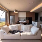 Modern Large Lounge Sofas Loveseat Luxury Bed Lazy Floor Sofas Living Room Modern Divani Da Soggiorno Canape Salon De Luxe - Image 2