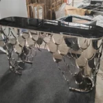 Classic Storage Entryways Table Exquisite Modern Simple Beauty Console Table Nordic Beauty Console Tafel Living Room Furniture - Image 10