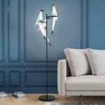 LED Bird floor lamp Standing lamp Living room Bedroom Studio stand up Desk lamp Studing Reading origami light - Image 4