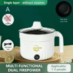Mini Rice Cooker With Steamer Small Non Stick Hot Pot Multil Lutuan Ng Kanin 1.8L Cheap Rice Cooker Electric Heating Pot〔CC11〕 - Image 7