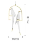 LED Bird floor lamp Standing lamp Living room Bedroom Studio stand up Desk lamp Studing Reading origami light - Image 11