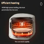 MultiCooker Electric Rice Cooker 110V 220V Non-Stick Pot 1-3 People Mini Cooking Machine Steamed Smart Rice Cooker Kitchen 2L - Image 2