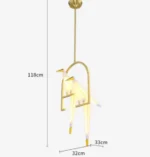 LED Bird floor lamp Standing lamp Living room Bedroom Studio stand up Desk lamp Studing Reading origami light - Image 20
