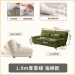Living Room Loafer Sofas Folding Function Small Outdoor Sofas Modern Design Camas Y Muebles Para El Hogar Home Furniture - Image 14