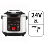 12V 24V Electric Rice Cooker Car Truck Multicooker Timing Reservation Food Heating Cooking Steamer Soup Stew Pot Steamer Cooker - Image 8