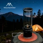 MOUNTAINHIKER Dreamlike Candlelight Lamp Windproof Candle Lamp Gas Burner Stove Outdoor Camping Lights Tent Lighting Equipment