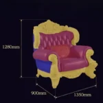 Sleeper Adults Europe Sofas Lounge Luxury Relaxing Comfortable Sofa Romantic Double Sedie Da Soggiorno House Accessories - Image 5