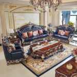 Classic Europe Sofas Armrest Comfortable Elegant Corner Sofas Romantic Double Cushion Sedie Da Soggiorno Home Decoration - Image 7