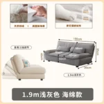 Living Room Loafer Sofas Folding Function Small Outdoor Sofas Modern Design Camas Y Muebles Para El Hogar Home Furniture - Image 12