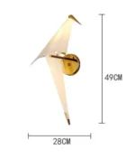 LED Bird floor lamp Standing lamp Living room Bedroom Studio stand up Desk lamp Studing Reading origami light - Image 7