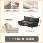 Living Room Loafer Sofas Folding Function Small Outdoor Sofas Modern Design Camas Y Muebles Para El Hogar Home Furniture - Image 15