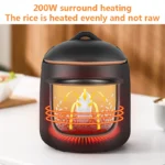 Zhigao Electric Rice Cooker Mini Dormitory Household Low Power 1-2 Person Cooking Electric Rice Cooker Gift Wholesale - Image 3