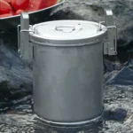 Camping Hiking Rice Cooker Outdoor Portable Picnic Cookware Stainless Steel Pot Multifunctional Travel Cooking Accessory - Image 2