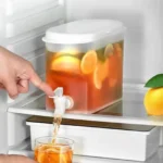 Fridge Drink Dispenser 2.8L Large Capacity Cold Water Kettle with Faucet Iced Beverage Dispenser Refrigerator With faucet - Image 3