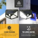 Wall Light Outdoor Lights Waterproof Sunlight Solar Lamp External Solar Power Headlights House Led Lighting Sensor Garden Lamps - Image 6