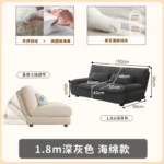 Living Room Loafer Sofas Folding Function Small Outdoor Sofas Modern Design Camas Y Muebles Para El Hogar Home Furniture - Image 21