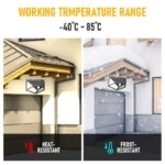 Wall Light Outdoor Lights Waterproof Sunlight Solar Lamp External Solar Power Headlights House Led Lighting Sensor Garden Lamps - Image 3