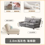 Living Room Loafer Sofas Folding Function Small Outdoor Sofas Modern Design Camas Y Muebles Para El Hogar Home Furniture - Image 8