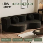 French Fabric Folding Living Room Sofas Small Apartment Compression Sofas Designer Creative Sofas for Living Room Lazy Sofa Bed - Image 18