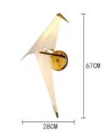 LED Bird floor lamp Standing lamp Living room Bedroom Studio stand up Desk lamp Studing Reading origami light - Image 12