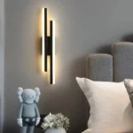 LED Bedroom Wall Lamp Wall Sconces Copper Line Pipe Acrylic Lampshade Indoor Lighting for Living Room Corridor Light Fixture - Image 2
