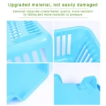 Kitchen Drainage Rack With Drainer Board Countertop Utensils Plates Chopsticks Bowls Spoons Storage Dish Drying Rack - Image 6