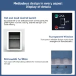 4L Mini Beauty Fridge with Warm & Cool Mode Portable Skincare Refrigerator for Bedroom Car  Compact Cosmetic Cooler Keep Fresh - Image 5