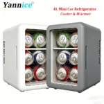 4L Mini Beauty Fridge with Warm & Cool Mode Portable Skincare Refrigerator for Bedroom Car  Compact Cosmetic Cooler Keep Fresh